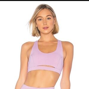 Revolve Lovewave Elnaz Sport Bra In Orchid Bouquet